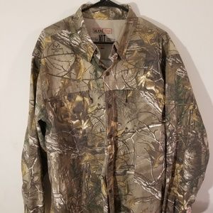 RedHead camo button down shirt